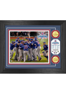 Chicago Cubs 2016 World Series Celebration Coin and Photo Plaque