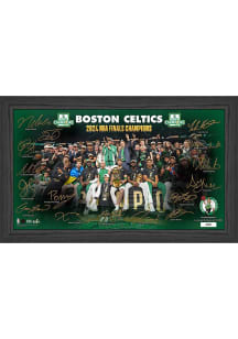 Boston Celtics NBA Finals Champions 2024 Celebration and Signatures Picture Frame