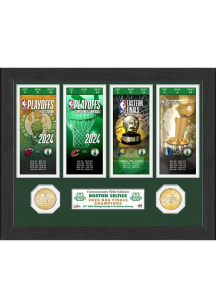 Boston Celtics NBA Finals Champions 2024 Ticket Collection Plaque