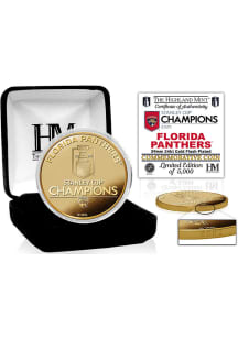 Florida Panthers NHL Stanley Cup Champions 2024 Gold Collectible Coin