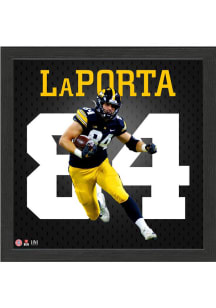 Black Iowa Hawkeyes Sam LaPorta Impact Picture Frame