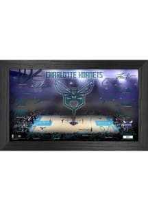 Charlotte Hornets 2025 Signature Court Picture Frame - Purple