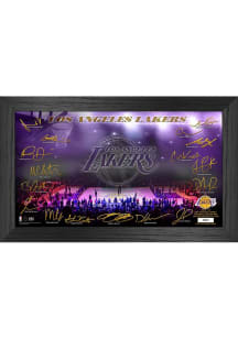 Los Angeles Lakers 2025 Signature Court Picture Frame - Purple