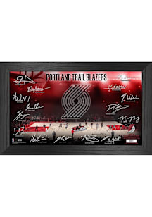 Portland Trail Blazers 2025 Signature Court Picture Frame - Red