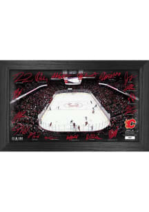 Calgary Flames 2025 Signature Rink Picture Frame - Red