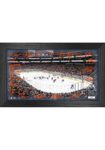 Edmonton Oilers 2025 Signature Rink Picture Frame - Orange