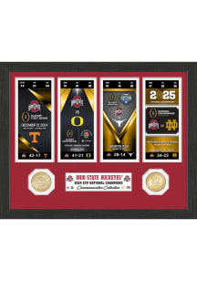 Red Ohio State Buckeyes 2024 National Championship Plaque