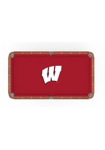 Red Wisconsin Badgers Pool Table Cloth Pool Table