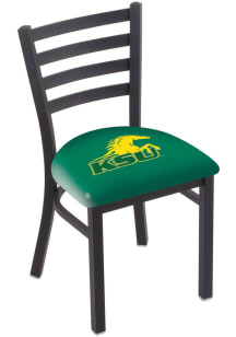 Kentucky State University Stationary Black Wrinkle Finish Pub Stool - Black