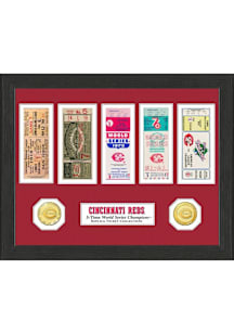 Cincinnati Reds 12x12 World Series Ticket Collection Plaque