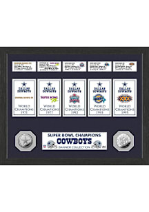 Dallas Cowboys NFL Champions Banner Plaque