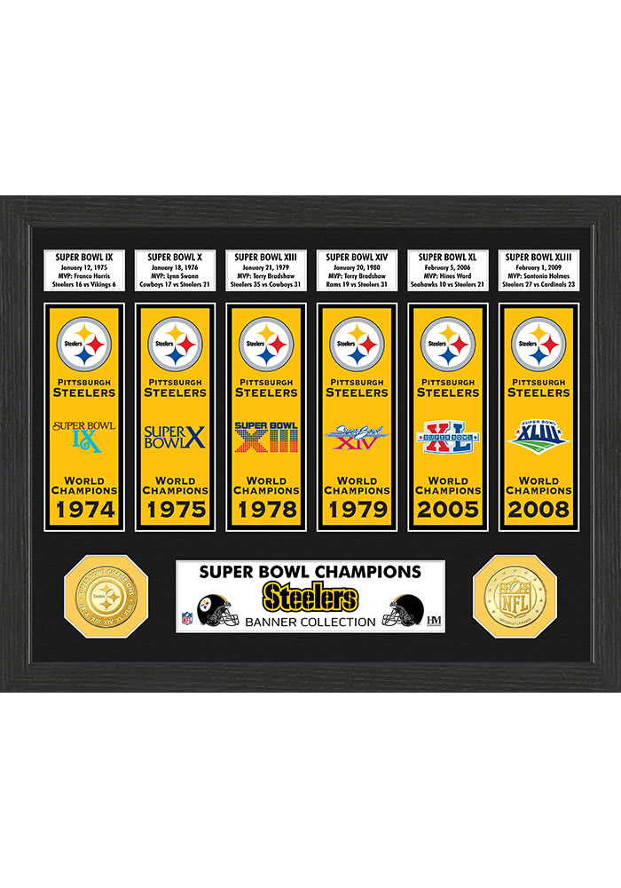 Pittsburgh Steelers Super Bowl Champs Banner