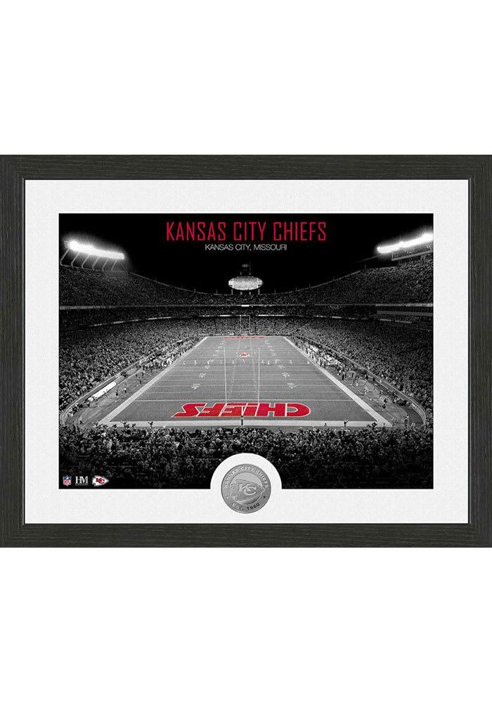 Kansas City Chiefs Art Deco Stadium Coin Photo Mint Plaque