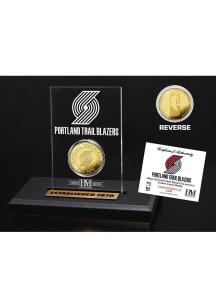 Portland Trail Blazers Acrylic Display Gold Collectible Coin