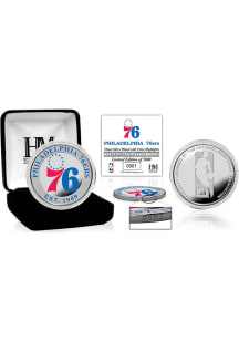 Philadelphia 76ers Color Silver Collectible Coin