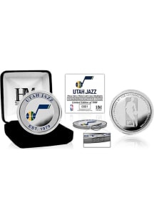 Utah Jazz Color Silver Collectible Coin