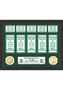 Boston Celtics Banner Bronze Coin Photo Mint Plaque