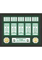 Boston Celtics Banner Bronze Coin Photo Mint Plaque