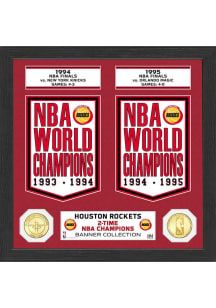 Houston Rockets Banner Bronze Coin Photo Mint Plaque