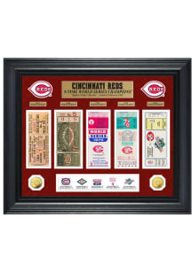 Cincinnati Reds World Series Deluxe Gold Coin and Ticket Collection Plaque