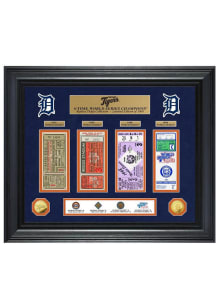 Detroit Tigers World Series Deluxe Gold Coin and Ticket Collection Plaque