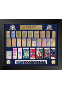 New York Yankees World Series Deluxe Gold Coin and Ticket Collection Plaque