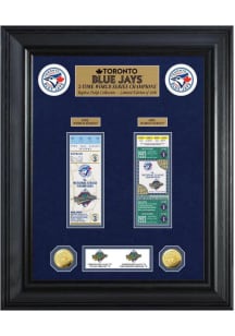 Toronto Blue Jays World Series Deluxe Gold Coin and Ticket Collection Plaque