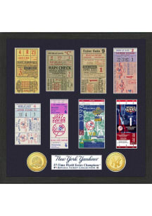 New York Yankees World Series Ticket Collection Plaque