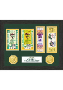Oakland Athletics World Series Ticket Collection Plaque