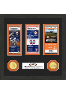 San Francisco Giants World Series Ticket Collection Plaque