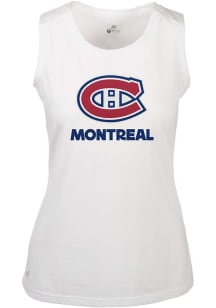 Levelwear Montreal Canadiens Womens White Macy Home Turf Tank Top