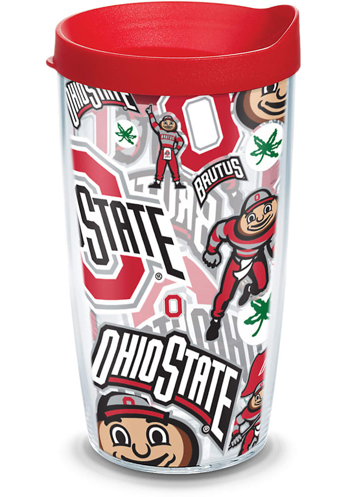 Ohio State Buckeyes Helemt / Athletic O Tumbler - 16oz - Everything Buckeyes