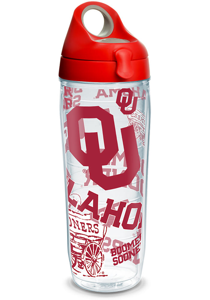 Oklahoma Sooners 24oz All Over Water Bottle