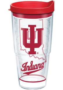 Indiana Hoosiers 24 oz Tradition Clear Tumbler