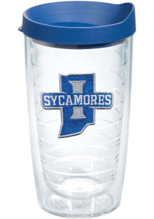 Indiana State Sycamores 16 oz Clear Tumbler