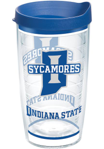 Indiana State Sycamores 16 oz Clear Tradition Tumbler