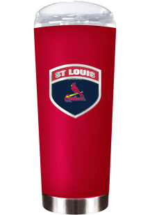 St Louis Cardinals 18oz Roadie Flat Top Stainless Steel Tumbler - Red