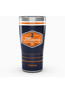 Navy Blue Illinois Fighting Illini 20oz Vintage Stainless Steel Tumbler