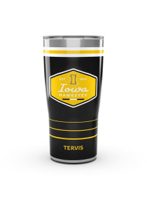 Black Iowa Hawkeyes 20oz Vintage Stainless Steel Tumbler