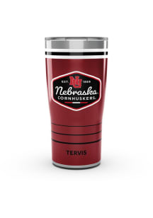 Red Nebraska Cornhuskers 20oz Vintage Stainless Steel Tumbler