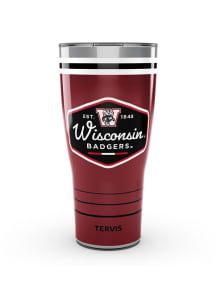 Red Wisconsin Badgers 30oz Vintage Stainless Steel Tumbler