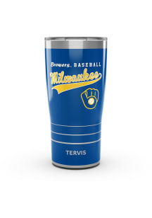 Tervis Tumblers Milwaukee Brewers 20oz Vintage Stainless Steel Tumbler - Navy Blue