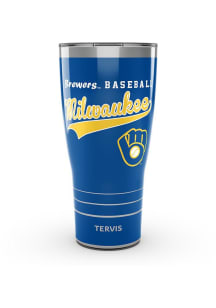 Tervis Tumblers Milwaukee Brewers 30oz Vintage Stainless Steel Tumbler - Navy Blue