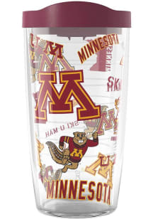 Red Minnesota Golden Gophers 16oz All Over Tumbler