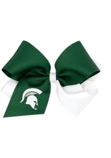 King Color Block Michigan State Spartans Kids Hair Barrette - Green