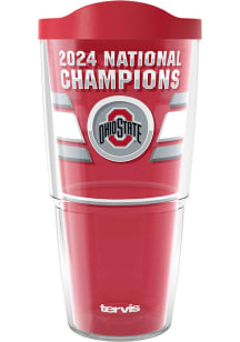 Red Ohio State Buckeyes 2024 Football National Champions 24oz Classic Tumbler