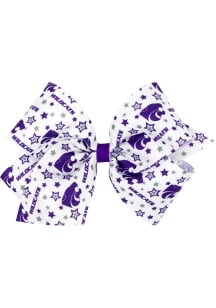 King Team Logo K-State Wildcats Kids Hair Barrette - Purple