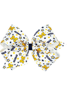 Large Team Logo Michigan Wolverines Kids Hair Barrette - Yellow