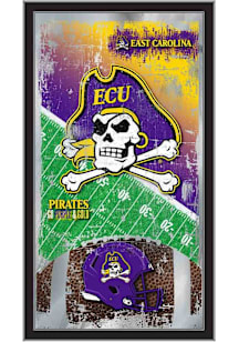 East Carolina Pirates Football Hanging Back Bar Mirror