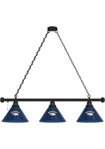Nevada Wolf Pack 3 Shade Black Billiard Lamp
